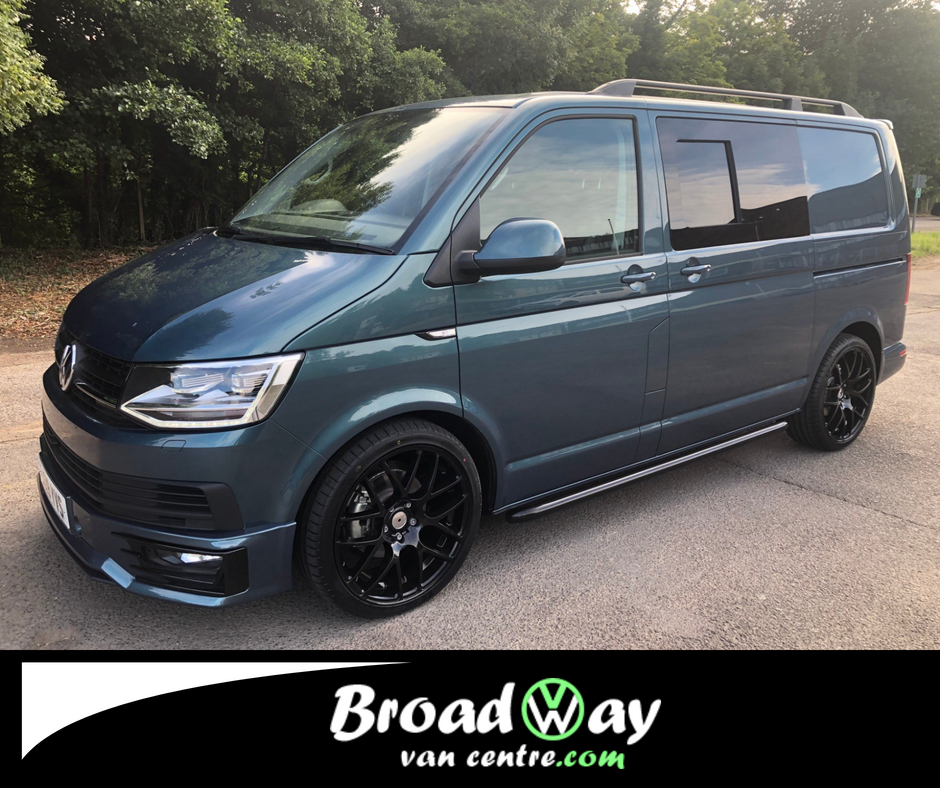 BroadwayVans's tweet photo. 😃 VOLKSWAGEN TRANSPORTER T6 - GREEN

➡️ Multi-Function Steering Wheels 
➡️ Rear Spoiler 
➡️ Sport Line Side Bars 
➡️ Heated Wind Screen
➡️ Swivel Front Captain Seats 
➡️ 20" Alloy Wheels 

👇
https://t.co/ytTdYguuAP https://t.co/D0rJvSHyQ2