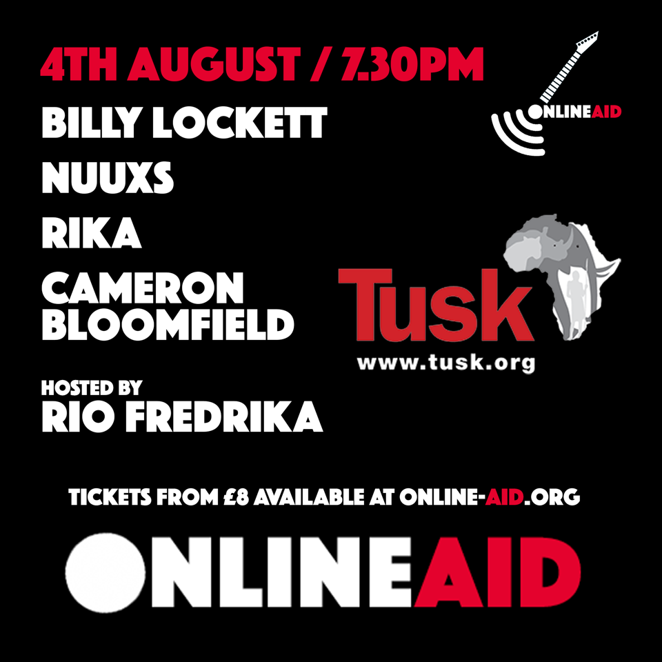 Tusk is a partner charity of @justseats_ a social enterprise selling unused corporate event tickets for charity. They now bring you @onlineaid_, a series of intimate virtual gigs showcasing from £8 per ticket - nominate Tusk &amp; we’ll receive the proceeds. #OnlineAid #JustSeats