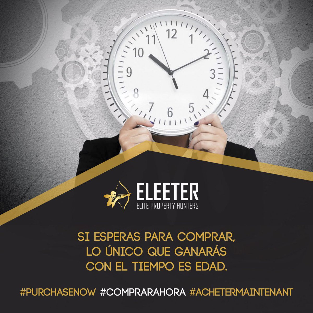 Eleeter_Spain's tweet photo. Si esperas para comprar lo único que ganarás con el tiempo es edad.
.
#comprarahora #achetermaintenant #purchasenow #eleeter #elitepropertyhunters #buyersagent #personalhouseshopper #personalshopperinmobiliario https://t.co/l9J3heYlLE