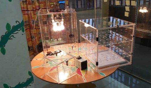 BeneficialBio's tweet photo. In the past year our partner production lab in Cameroon has designed and built their own shaker incubator, desiccator and vacuum chamber #OneYearOfBenBio #OpenHardware #OpenSource https://t.co/2B2YFOYigX