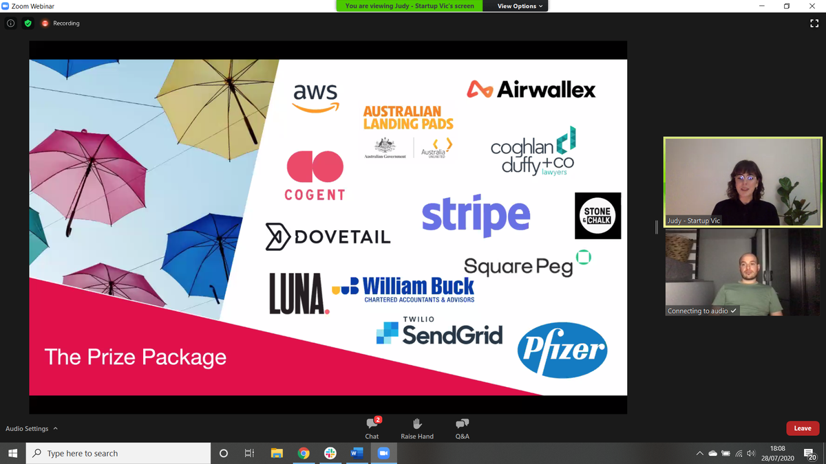 australia_tsn's tweet photo. A BIG thank you to our partners and contributors to the #StartupVic Prize Package! ๐
#CC2SS #StartupVic https://t.co/etZfZ73Ech