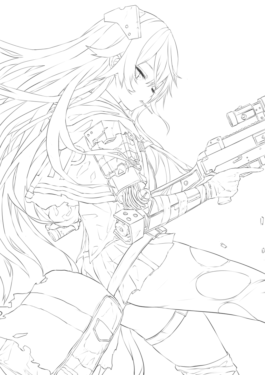 4 0 4 #1 -線画 