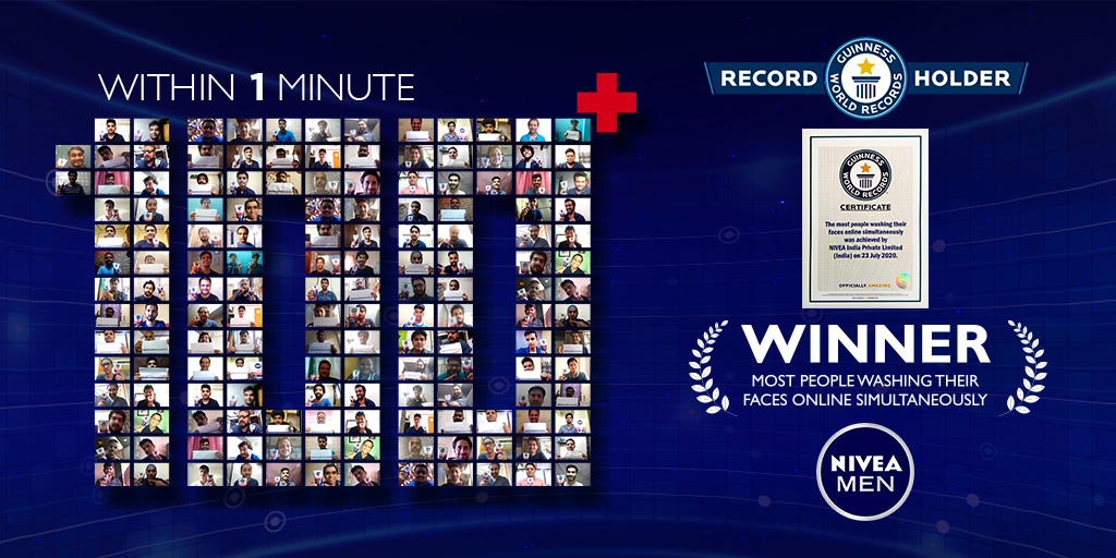 A lot can happen in a minute – like breaking the <a href="/GWR/">Guinness World Records</a> 
Now you can fight acne and be #EkMinuteMeinAwesome with the New NIVEA MEN Acne Face Wash, here: bit.ly/2BBHP0p
#ItStartsWithYou