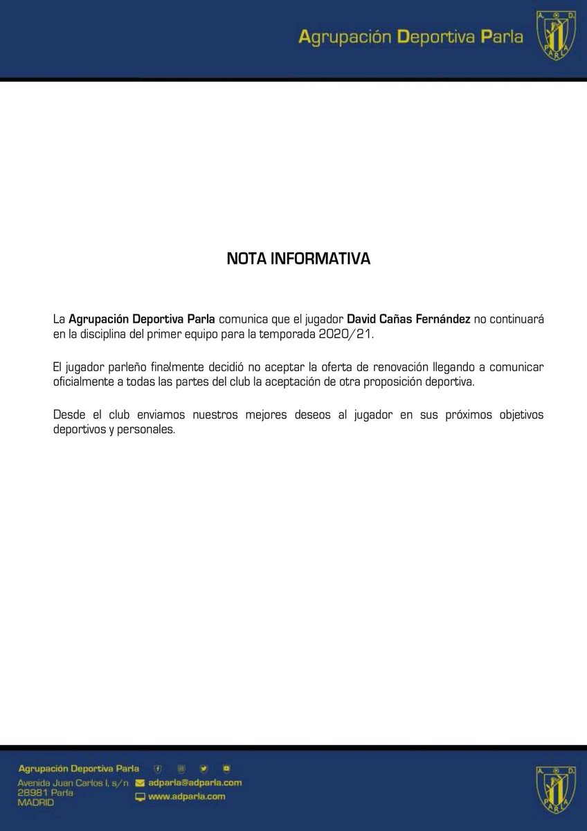 Agrupación Deportiva Parla tweet media