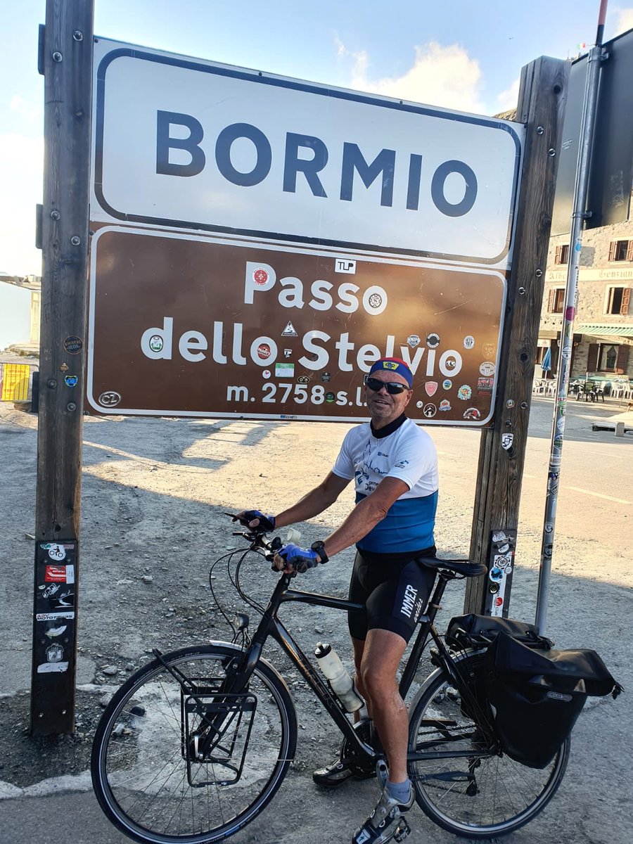 Stelvio met de gewone fiets 🚲 gedaan 😊🇮🇹
