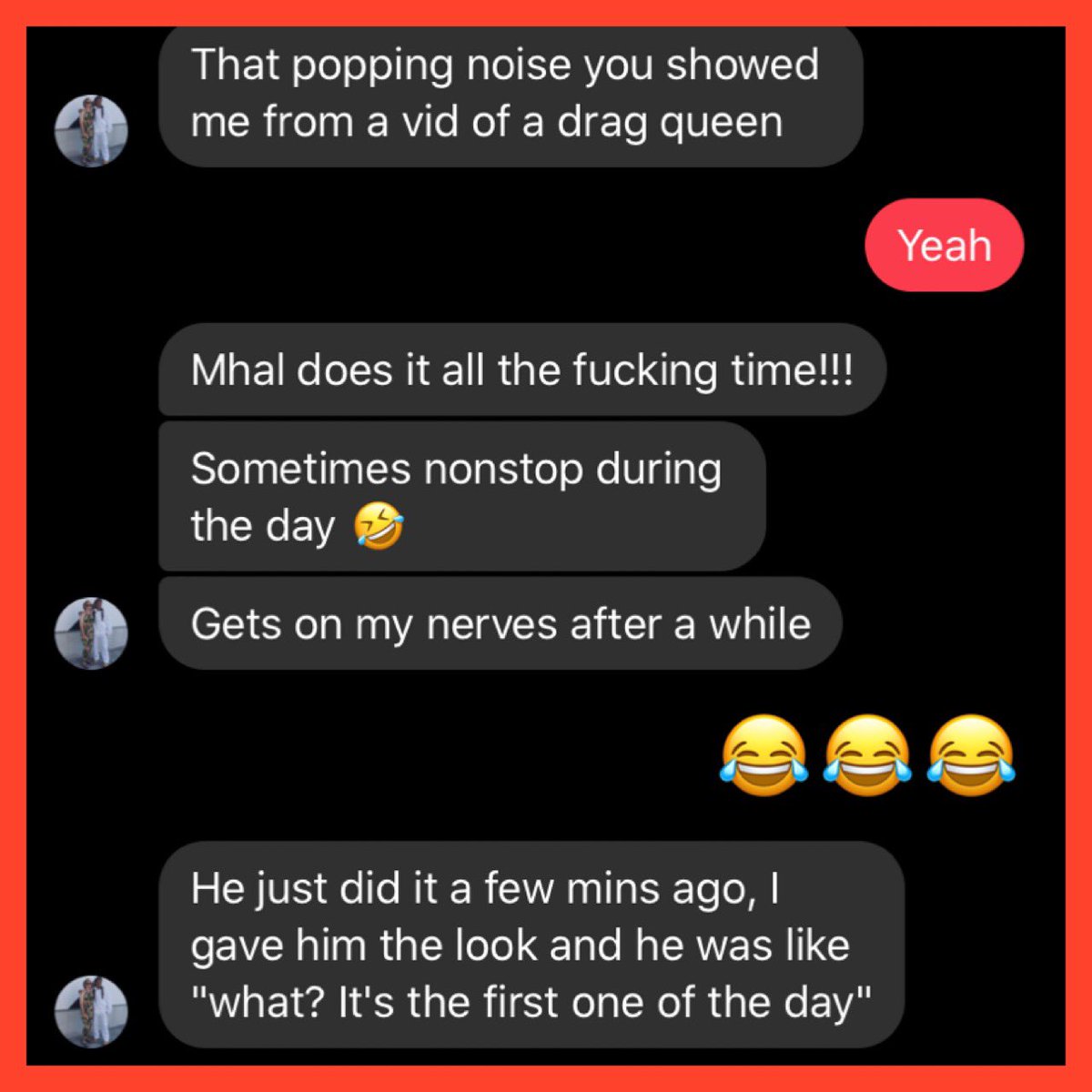 TotoIsCoco's tweet photo. So one time I taught my nephew to tongue pop like @AlyssaEdwards_1 and now he’s addicted! My poor sister, sorry Hun! 😂 #tonguepop #alyssaedwards #DragRace https://t.co/HdgJIqHtpc