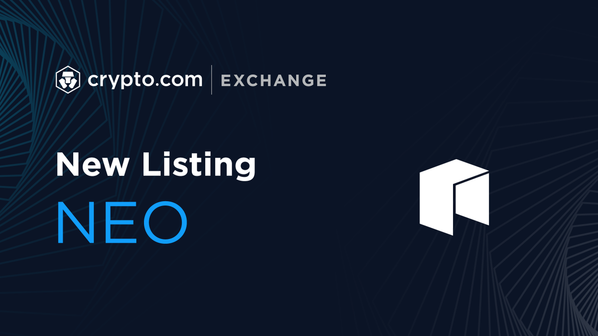 https://t.co/vCNztATkNg Exchange lists $NEO! Trade #NEO in $USDT, $CRO and  $BTC pairs. #CRO