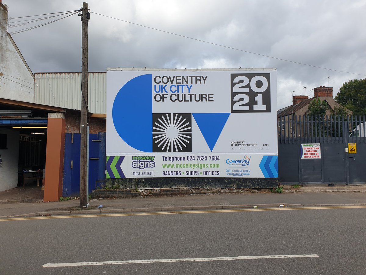 SignsMoseley's tweet photo. Happy to support our City
#CoventryMoves 
#CityofCulture
#CCFC https://t.co/tGuGyZYlnB