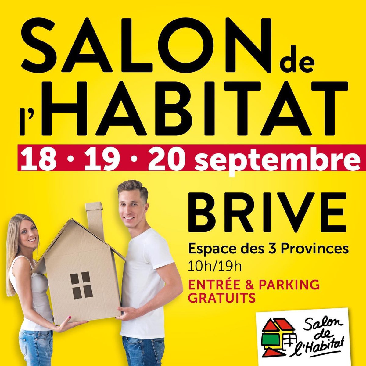 mcv_com's tweet photo. 🏡 Le Salon de l'Habitat cette année "Habille votre maison" 🏡

Nous sommes heureux de vous annoncer que le Salon de l'Habitat de Brive 2020 aura lieu les 18, 19 et 20 septembre à l'Espace des Trois Provinces 👍

140 exposants sont prêts pour vous y accueillir sur plus de 4000m2 https://t.co/CWDsBgtaW9