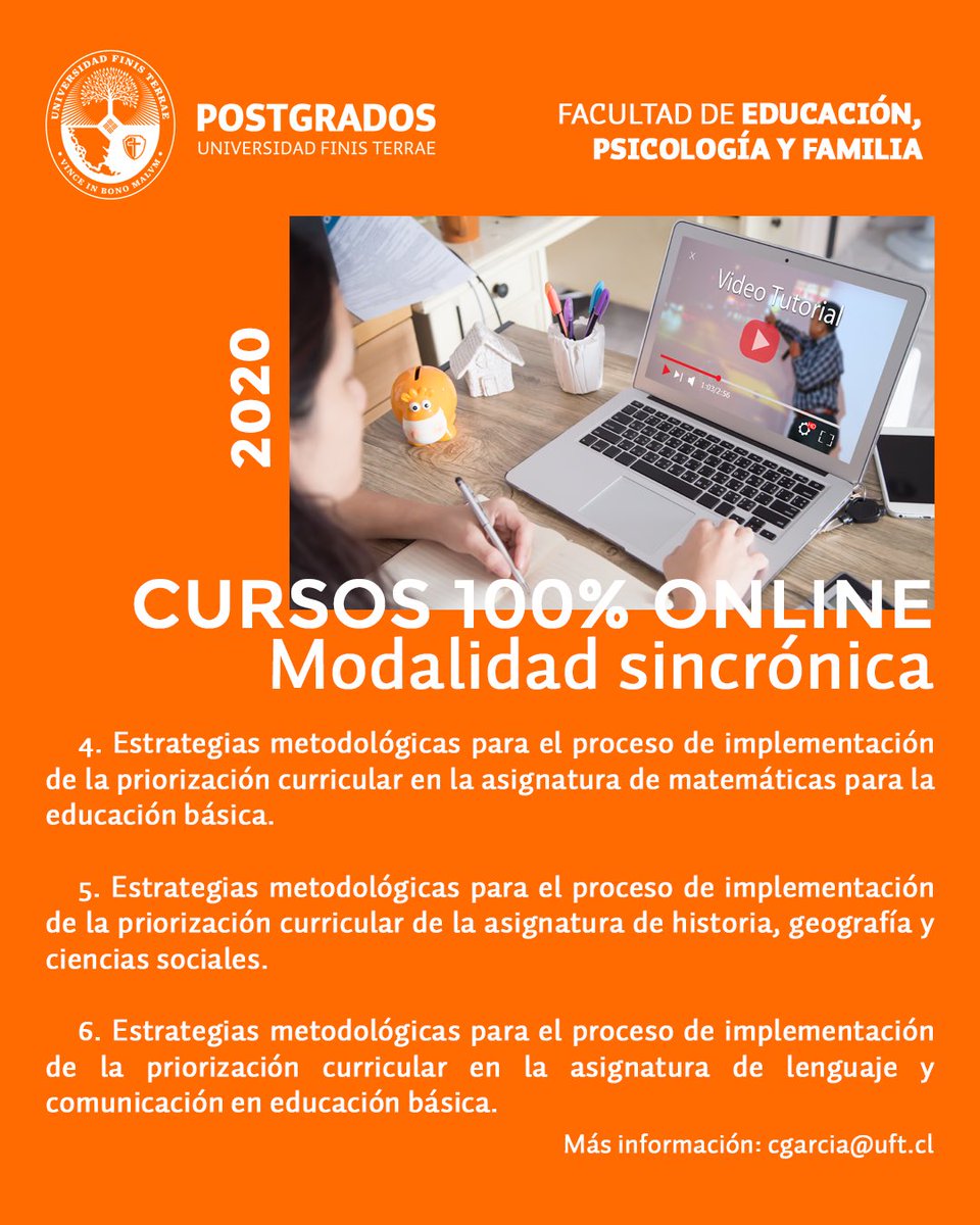 Edu_Postgrados's tweet photo. 💻 Curso online-sincrónicos 
📍 Busca el tuyo 
📩 cgarcia@uft.cl https://t.co/94zO1ekFIW