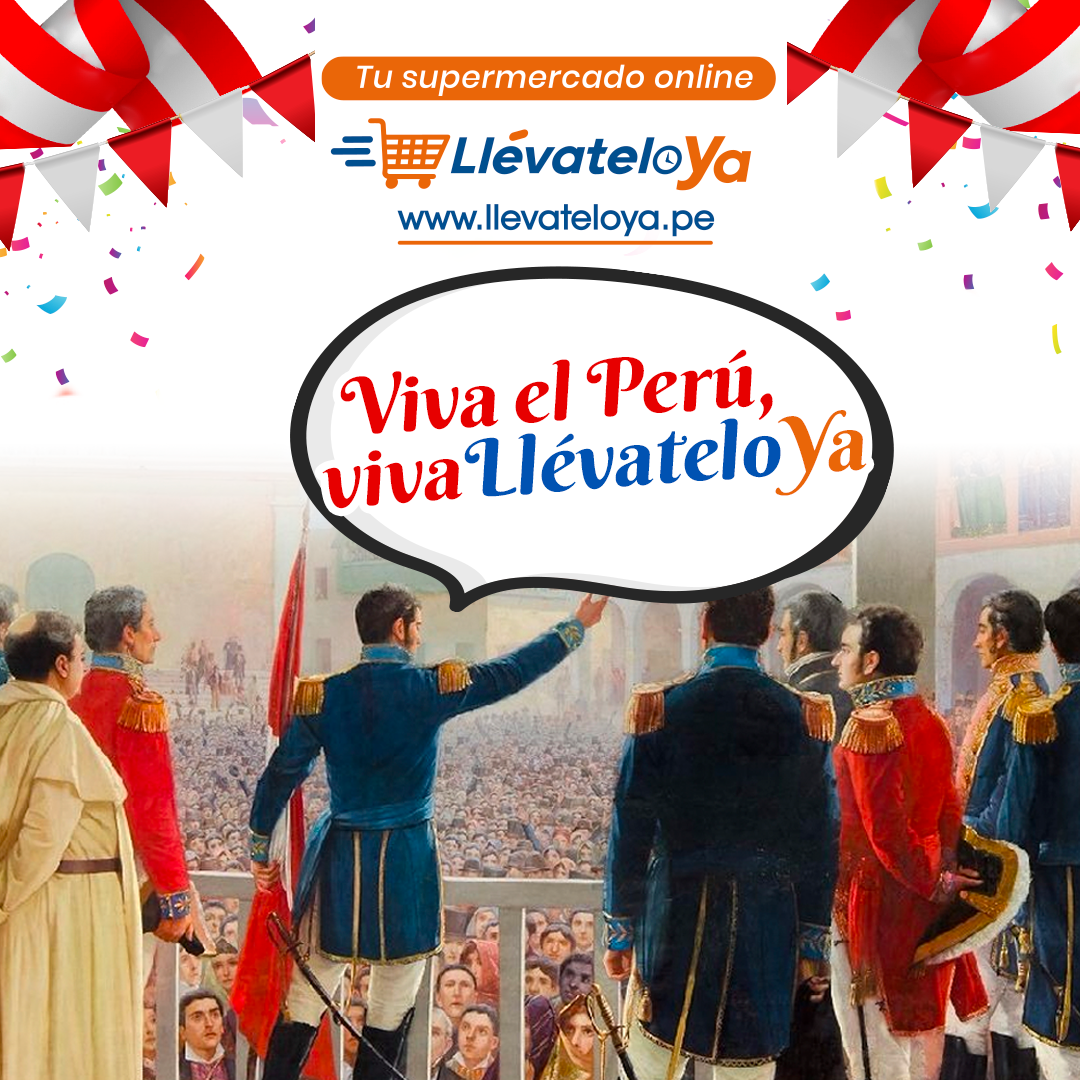 llevateloya_pe's tweet photo. !VIVA EL PERÚ! Vivan las empresas peruanas que con garra y esfuerzo salen siempre adelante ¡VIVA LLÉVATELO YA! 🙌Entra a https://t.co/U5yakmQC2j y apoya al Perú💪🤩
#FiestasPatrias #tiendavirtual #tiendaonline #ecommerce #deliverylima #llevateloya 🛒 https://t.co/C5GAQwgQNe