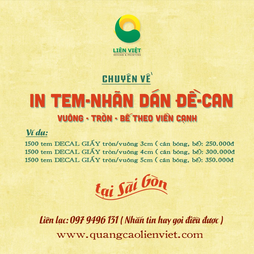 bap_hue's tweet photo. Bảng giá thiết kế Logo tại Liên Việt và in tem nhãn decal https://t.co/6uJGaKLWBZ

#Vietnam #kinhdoanh #mypham #innamecard #thietkelogo #logo500K #logo #designer https://t.co/aw9UW4cCWq