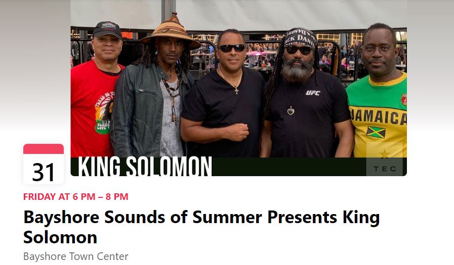 KSReggae's tweet photo. Join us this Friday Night July 31st from 6pm - 8pm at The Bayshore Town Center 5800 North Bayshore Drive Glendale, WI. Bring the family and a few lawn chairs. This is a family friendly outdoor show...and don't forget to wear your mask. https://t.co/JXfIJg125R