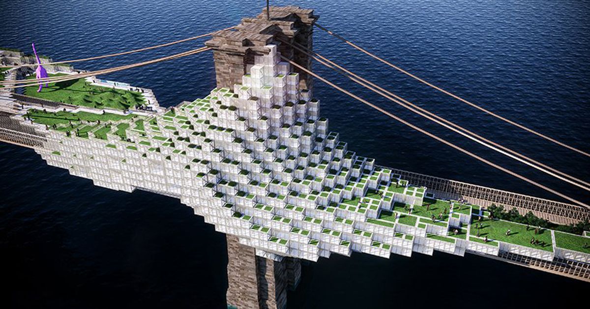 designboom's tweet photo. daniel gillen reimagines the brooklyn bridge as a living infrastructure
https://t.co/x4gSFnDu5f https://t.co/kTrKzTvEHx