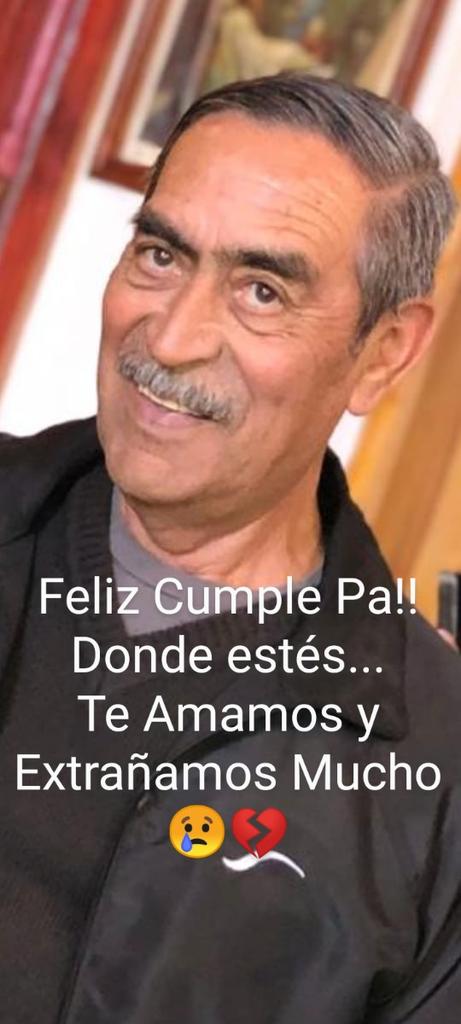JulioJoursin's tweet photo. Viejito querido hoy es tu cumple 75 añitos, pero seguís DESAPARECIDO, hoy no te podemos abrazar , agasajar como siempre!! Te AMAMOS y EXTRAÑANOS MUCHO!!😢😢😢💔💔💔
VICTORIO JOURSIN (75) padece ALZHEIMER falta de su hogar desde el 16/01/2020! https://t.co/LULoU47mQj