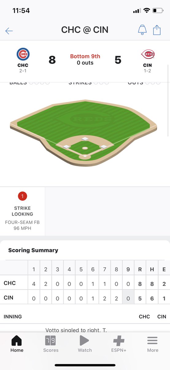 PabloBets's tweet photo. Cubs / Reds o9.5 (-110)
✅+.5u (.55u risk)

A ton of offense in this one, let’s go! Perfect betting day complete. ✅✅✅✅ https://t.co/fKLReqLe52