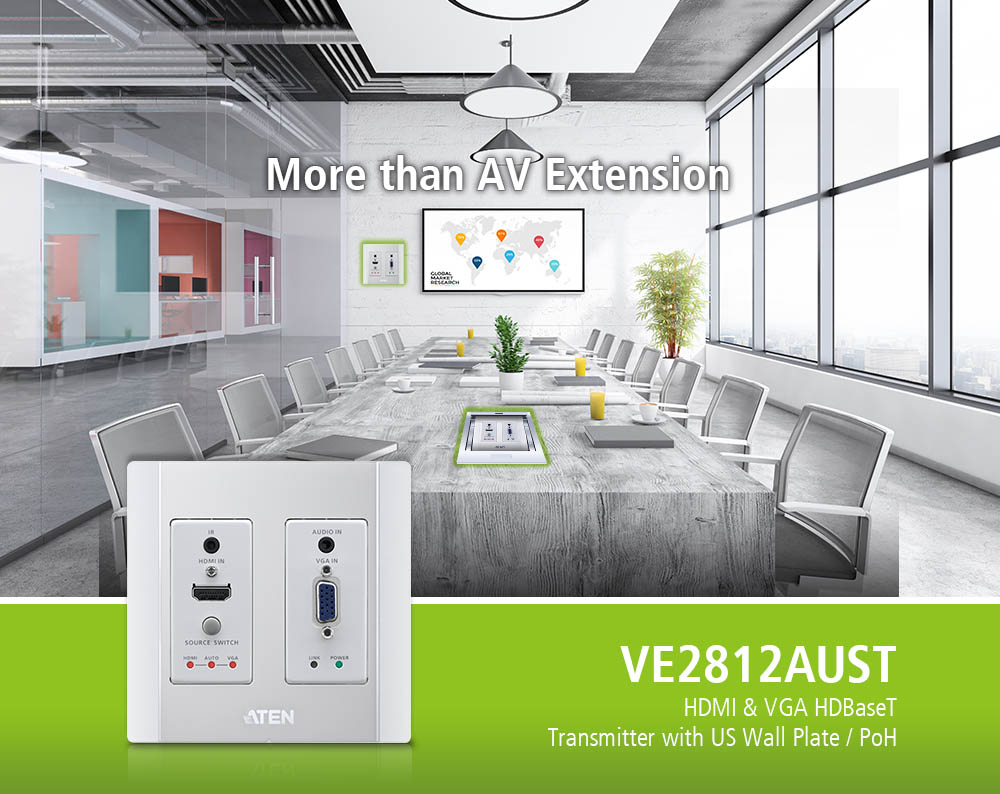 ATEN_Int's tweet photo. Need more than just AV extension for meeting spaces? The ATEN VE2812AUST can help:
https://t.co/o00XaHrecZ
#ATEN #wallplate #proav #avextender #avextension #systemintegration #meetingroom #huddlespace #boardroom #conferenceroom #hometechnology #simplybetterconnections https://t.co/uosZh1Ygqe