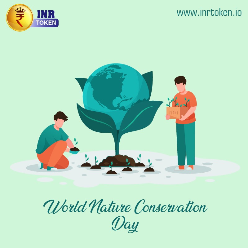 InrToken's tweet photo. Let's together save our planet, It's the only thing we all have in common.

Team of INR Token wishes you all a world nature conservation day🙏☘️🍀🌸🌿🌱🌳💮🌸 https://t.co/fULPhXv92b