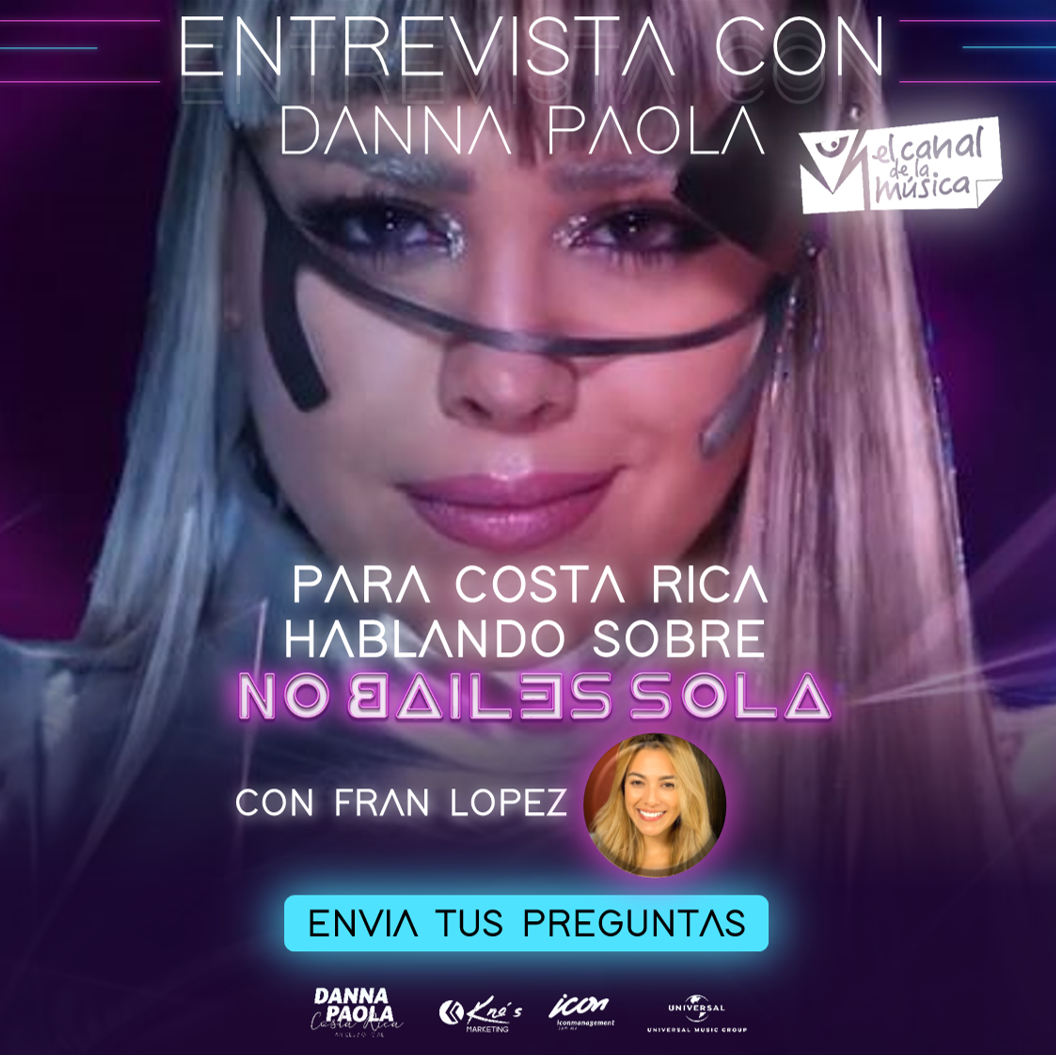 DannaOficialCR's tweet photo. ASI COMO LO VES... MAÑANA @dannapaola Tendrá entrevista exclusiva para @VMLatinohn con #FranLopez para hablar sobre #NoBailesSola con @sebastianyatra !!!
DREAMER COMENTA QUE LE PREGUNTARÍAS A DANNA... https://t.co/Syz8ebTGw6