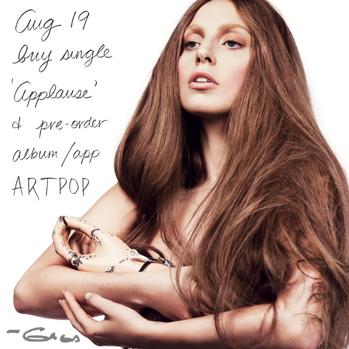 hitsignal's tweet photo. Today in 2013, @ladygaga announced "Applause" as the lead single from ARTPOP. 🎨👏🏻 https://t.co/jyoUME9gFh