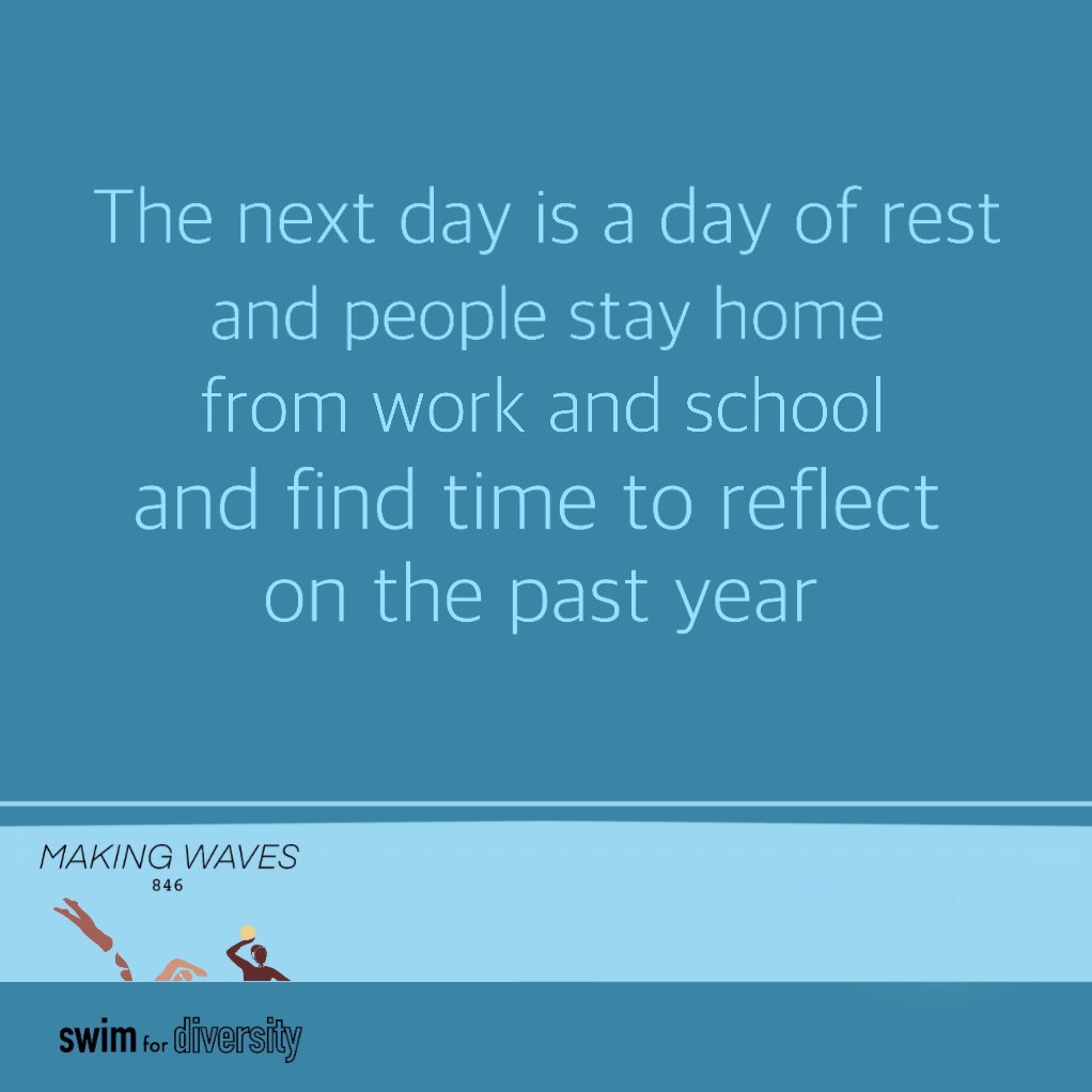 Rosh Hashanah is September 18-20. We want any participants who observe this holiday to still be able to take part in the swim. We’re encouraging everyone to swim on September 26th, but if you have a conflict on that day you can swim any day that week.