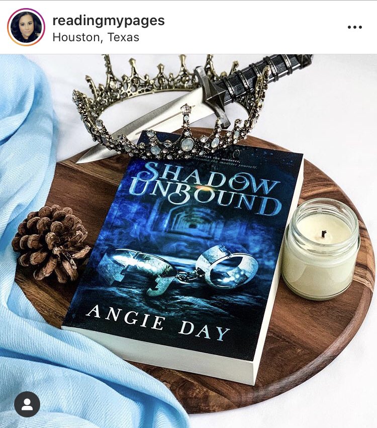 angiedayauthor's tweet photo. It’s #bookgiveaway time! For those of you interested in getting a free signed copy of Shadow Unbound and some fun swag, head over to my Instagram. I’ve got #giveaways galore over there!

Thanks to @readingmypages for the photo. #ShadowUnbound https://t.co/kc5atjN30B