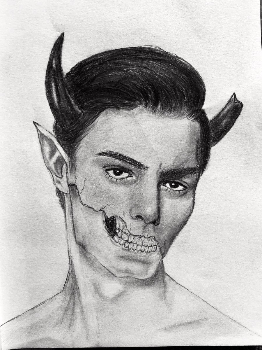 Rreplay_'s tweet photo. The devil mask fall off. 
#sketch https://t.co/DaZTLPFX8X