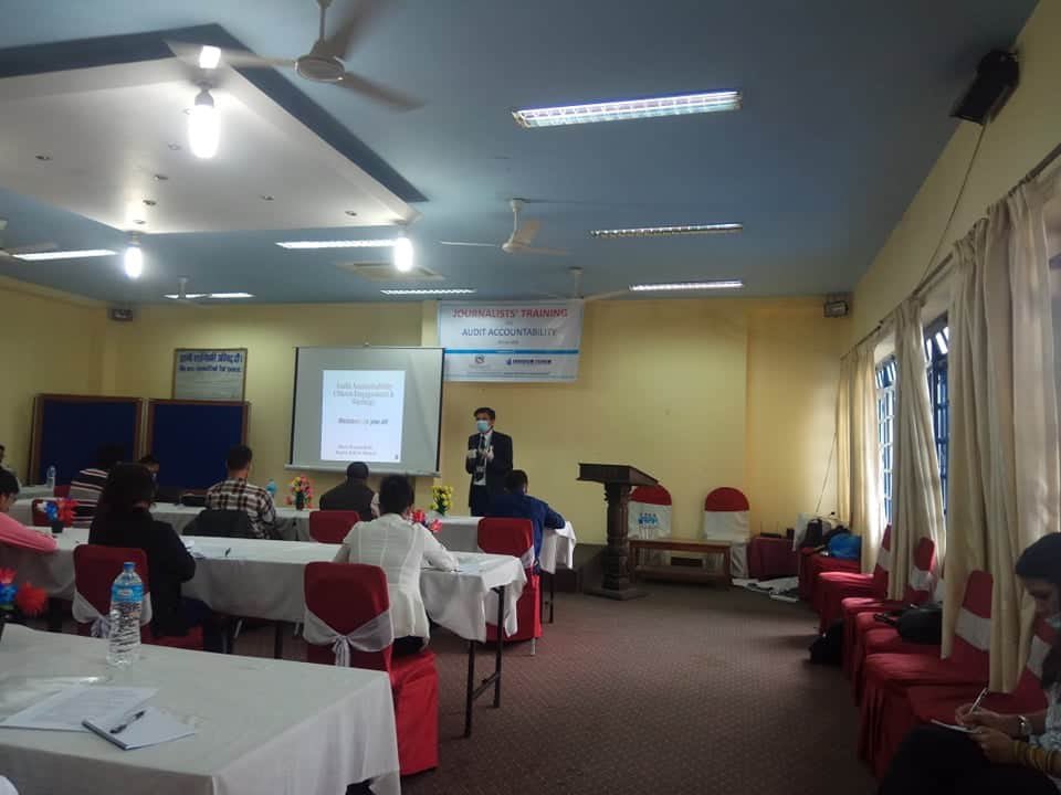 ForumFreedom's tweet photo. Happening Now: Training to #journalists on #auditaccountability @tndahal7 @itsubashdahal @KrishnaFreedom @OpenBudgets https://t.co/aWueLcKn00