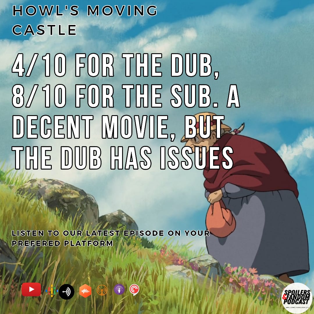 spoilfans's tweet photo. Here's our spoiler review of Howl's Moving Castle! As you can see, SUB>DUB and totally worth watching.
#HowlsMovingCastle #dianawynnejones #StudioGhibli #anime #Spoilers #Fandom https://t.co/IjfZtm6lJC