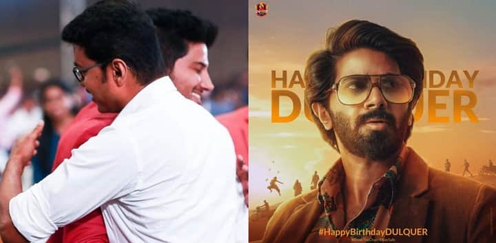 Happy Birthday Dulquer Salmaan Wishes From Actor Vijay Fans        