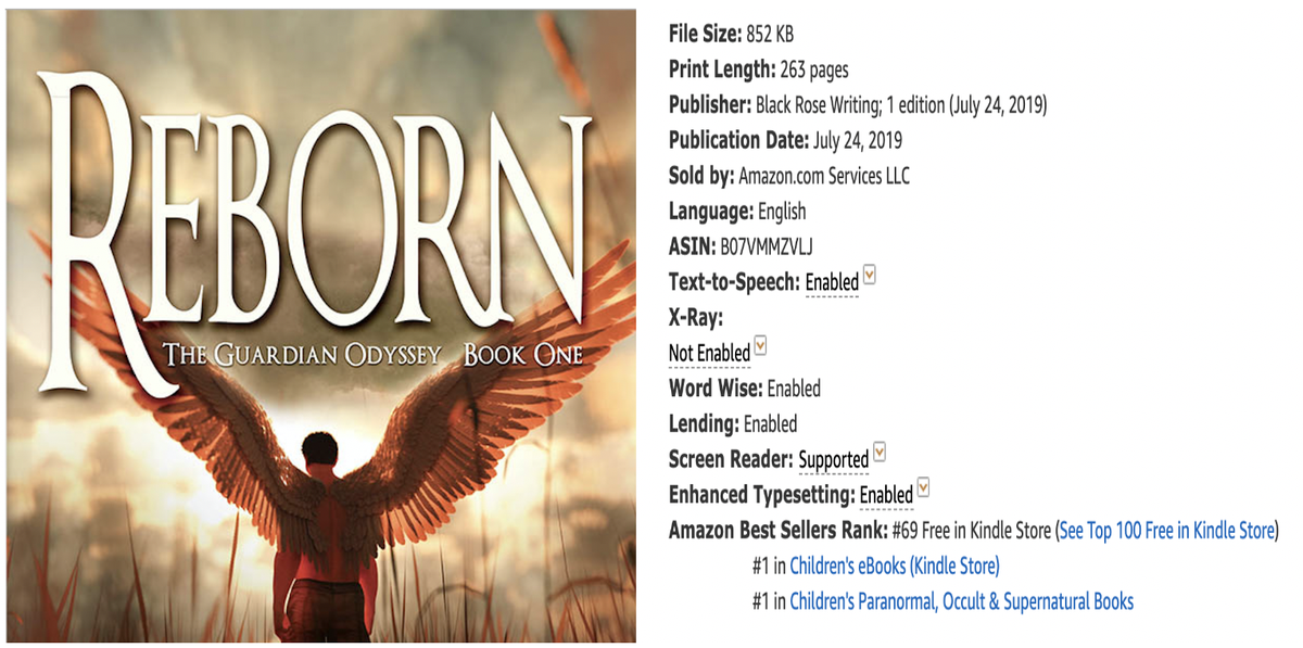 TheEllaClarke's tweet photo. Completely overwhelmed by the amazing support of everyone for helping to get Reborn to #1 in my category on #Amazon!  Let's keep it going!  #Retweet #SHARE so we can make #1 in all categories! @brwpublisher @WriteOrWrong2 #writers #WritingCommunity #Reading #5amwritersclub https://t.co/yWLmb6kzzr