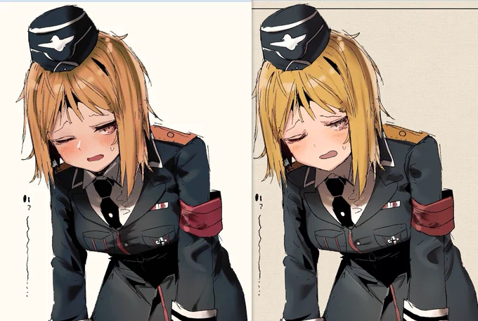 この前のおつかれムピ40ちゃん微修正してる 顔面可愛くなってるかな 