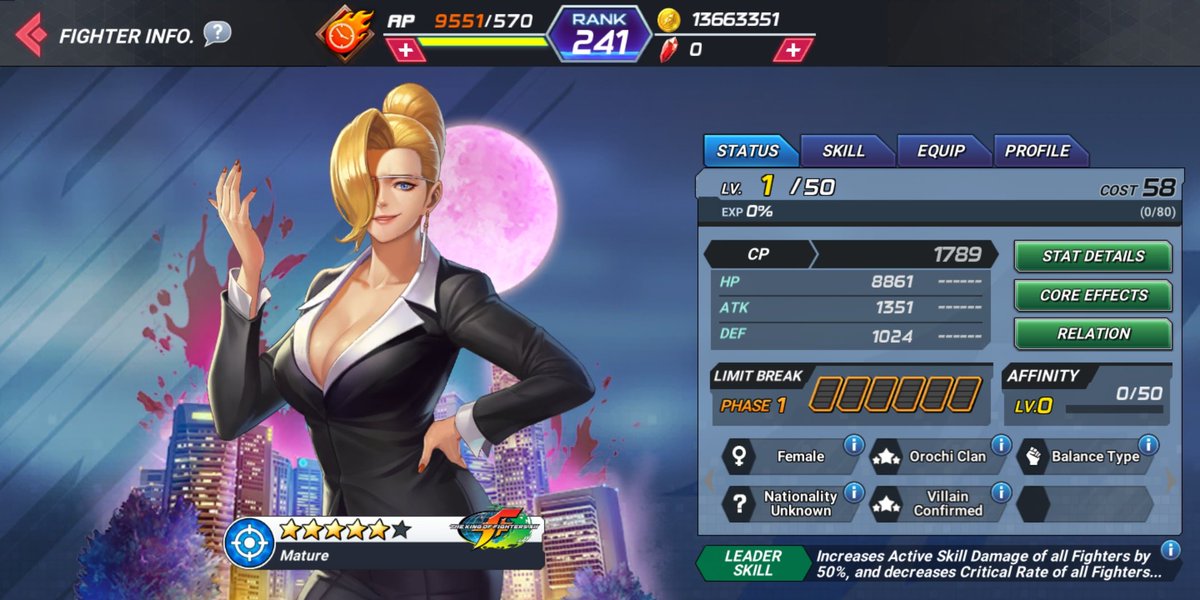 SepiaMetanoia's tweet image. Bloody Mature XII. #KOFALLSTAR #KOFAS #MatureKOF #KOFXII

@SapphicSnakes @FastHedge99 @turkidre @TremorBD @Skeletampire