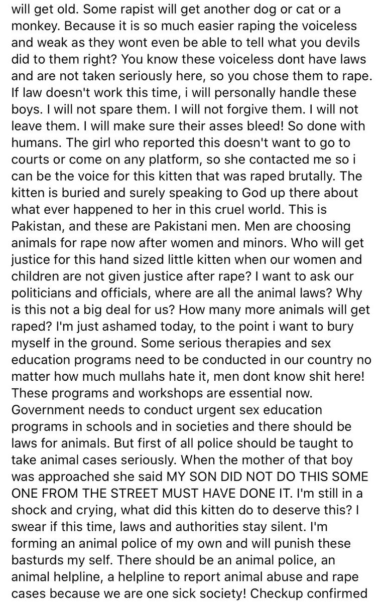 Muhamma09414975's tweet image. This is insane!! Speechless! What have we become. 15yrs old doing such stuff. This should be a wakeup call. Our future will be very dark if we won’t address the issue NOW!! #AnimalRights #kitten #TriggeringContent