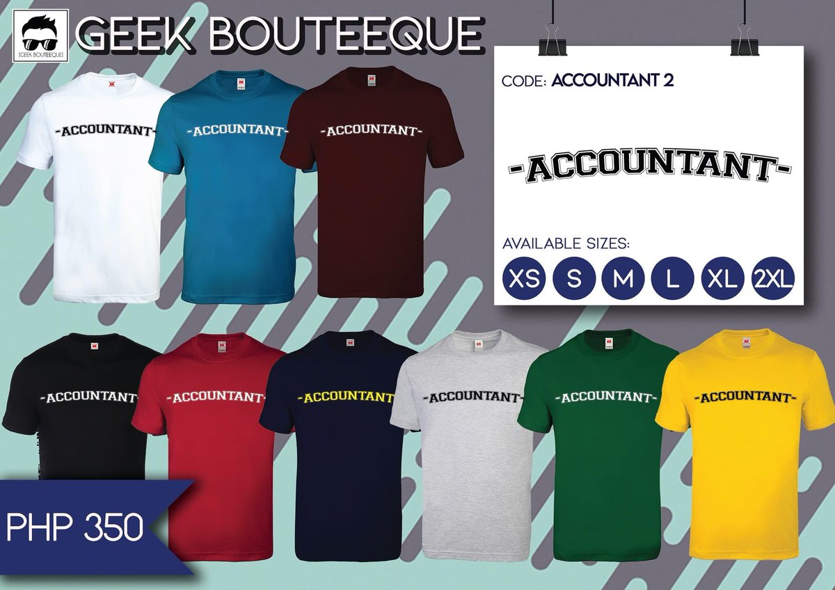 GBouteeque's tweet photo. Check our New Poster mga kaGeek!
⚪️Accountant Designs. PM us for orders! #BeGeek 😎 https://t.co/t2p5rDAKjp