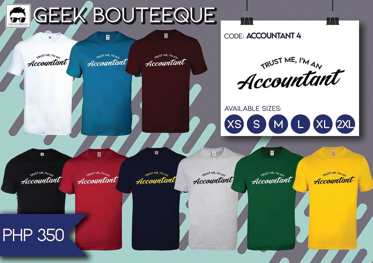 GBouteeque's tweet photo. Check our New Poster mga kaGeek!
⚪️Accountant Designs. PM us for orders! #BeGeek 😎 https://t.co/t2p5rDAKjp