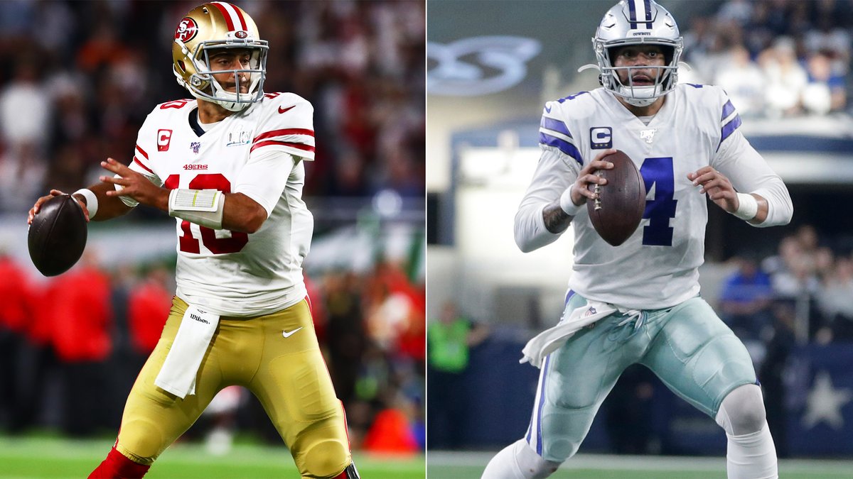 Why Jimmy G deserves to be ahead of Dak Prescott on the NFL Top 100 list. b...