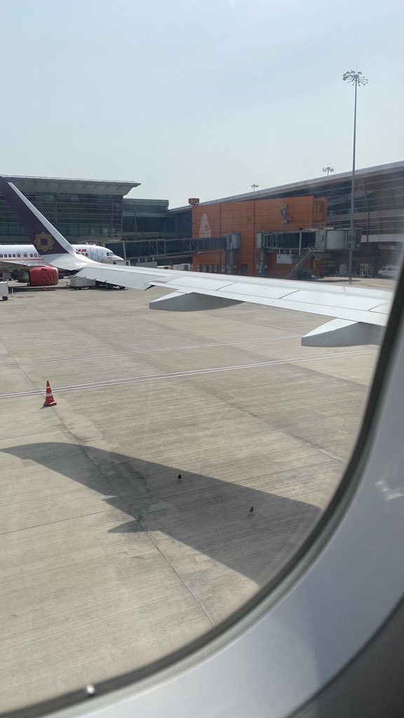 Taking some rest under the wing of vistara  #SpotVistara