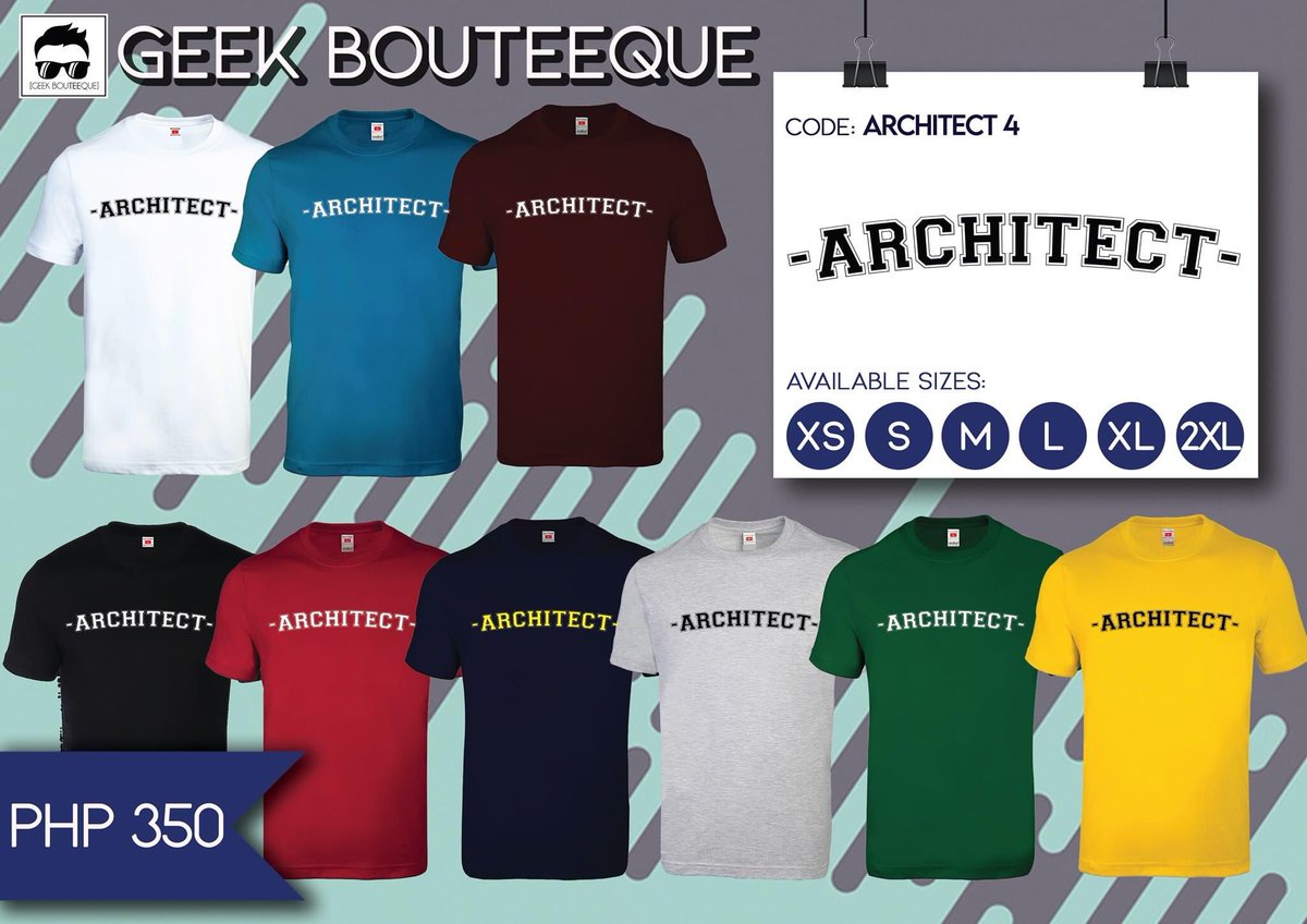 GBouteeque's tweet photo. Check our New Poster mga kaGeek!
⚪️Architect Designs. PM us for orders! #BeGeek 😎 https://t.co/8GWYrirzZS