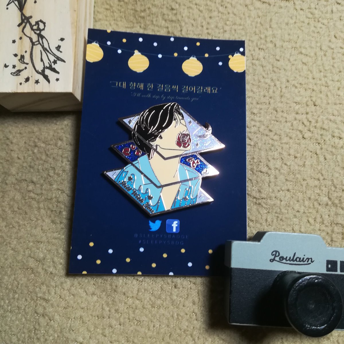 ot7myeuphoria's tweet photo. Thank you @SleepysBadgeโจ๐น Check out her pins in her shop๐
#SleepysBDG
@MTVHottest BTS @BTS_twt https://t.co/Ip2RNcFXZ1