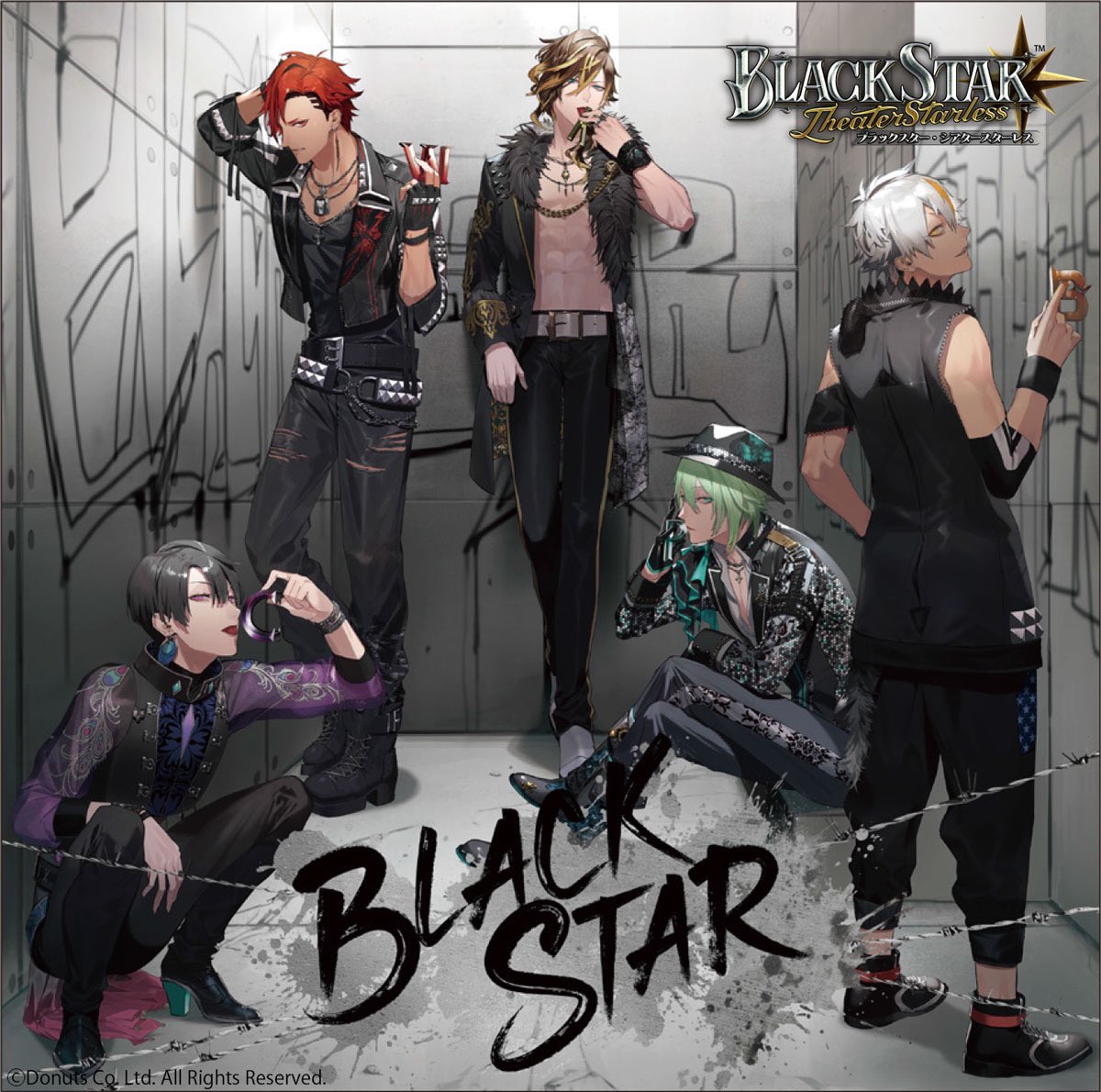AGF2022 57mm缶バッジ – ブラックスター -Theater Starless