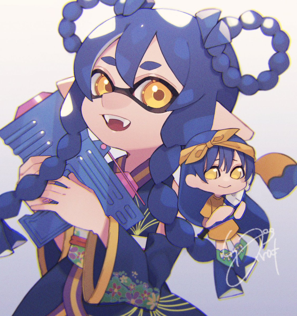インクリング 「commission(8/13) 」|P.ratのイラスト