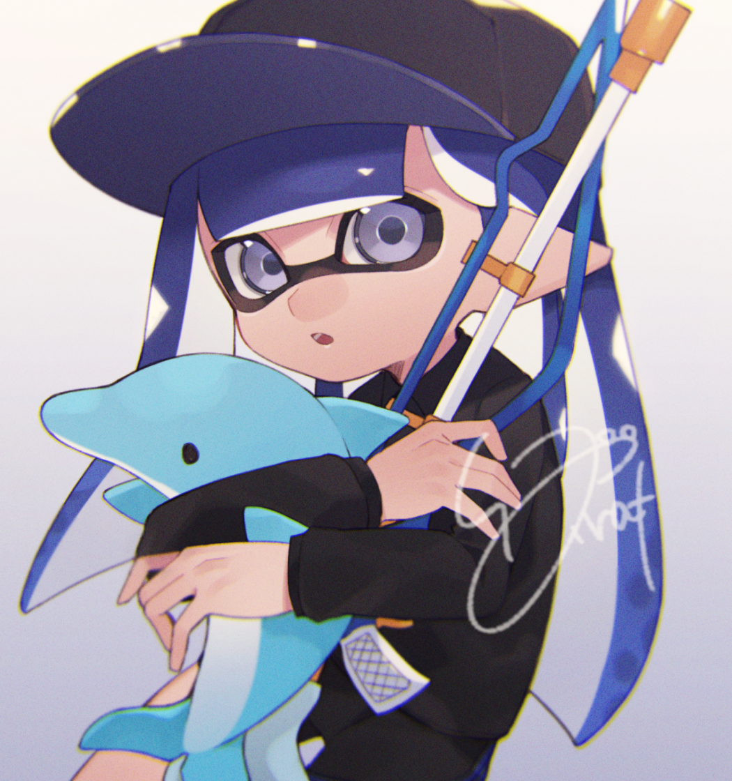 インクリング ,イカガール(スプラトゥーン) 「commission(11/13) 」|P.ratのイラスト