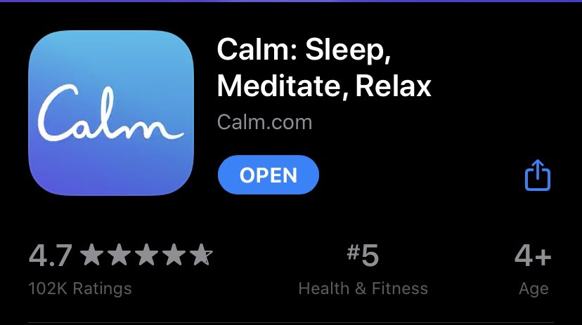 some people have told me that this app helps them calm down. they have amazing sleep stories and are very soothing