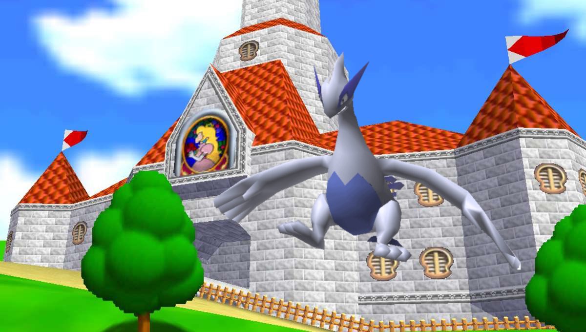 TAHK0's tweet photo. I still can’t believe they finally found lugia in mario 64 https://t.co/xpFrvcHwsR