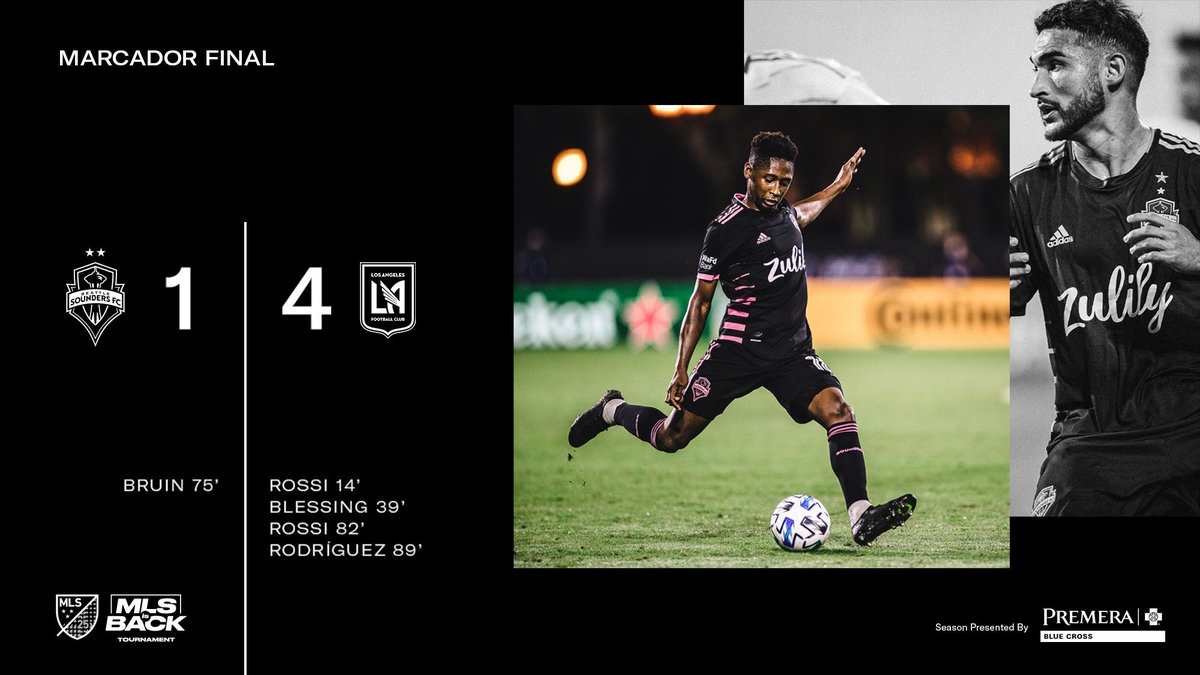 Marcador final en Orlando.

#SEAvLAFC | #MLSisBack