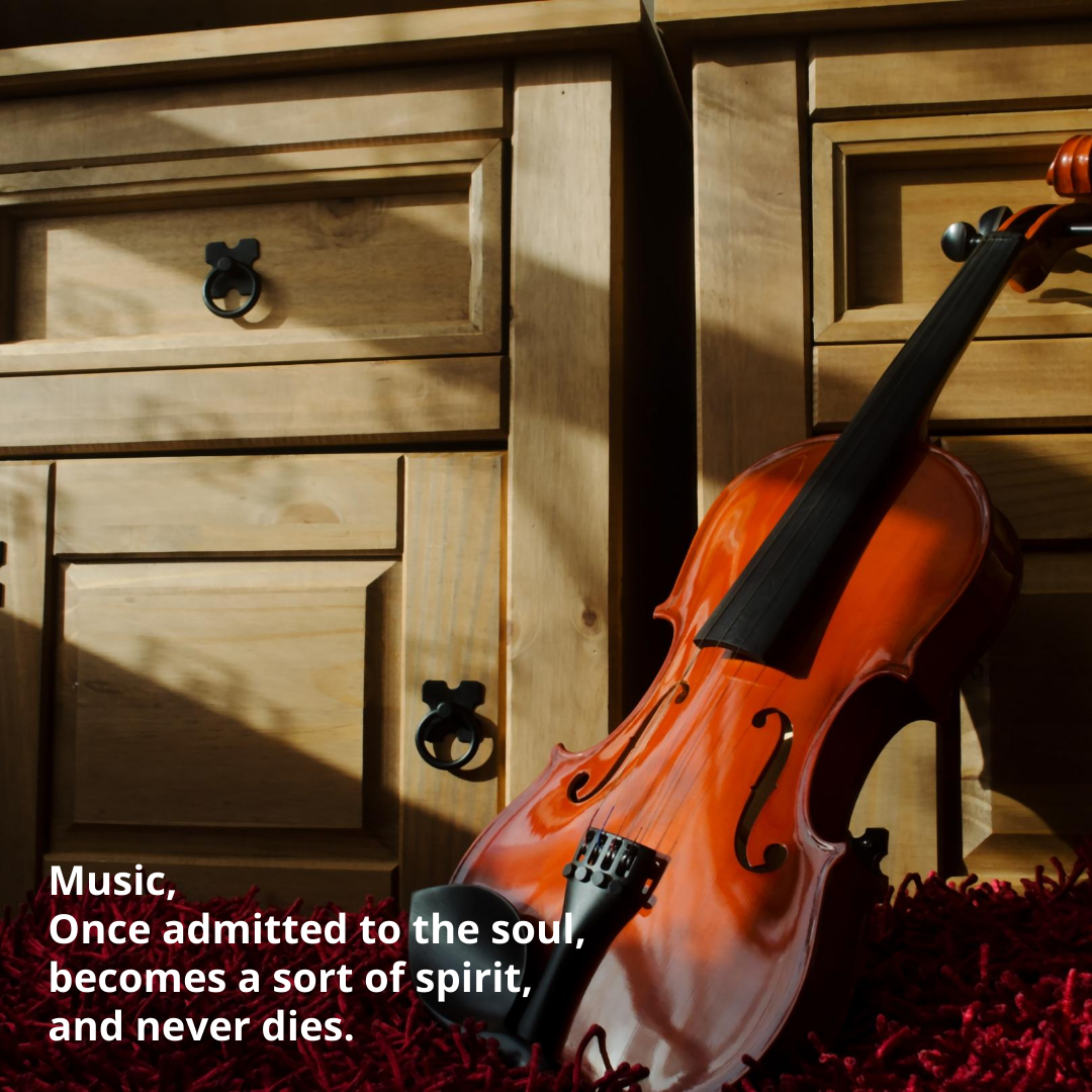 TarangAcademy's tweet photo. Music,
Once admitted to the soul,
becomes a sort of spirit,
and never dies.

#Music #TarangAcademy #Tarang #MusicClasses #TuesdayThoughts #TuesdayVibes #Quotes https://t.co/1L1RTK4HUj