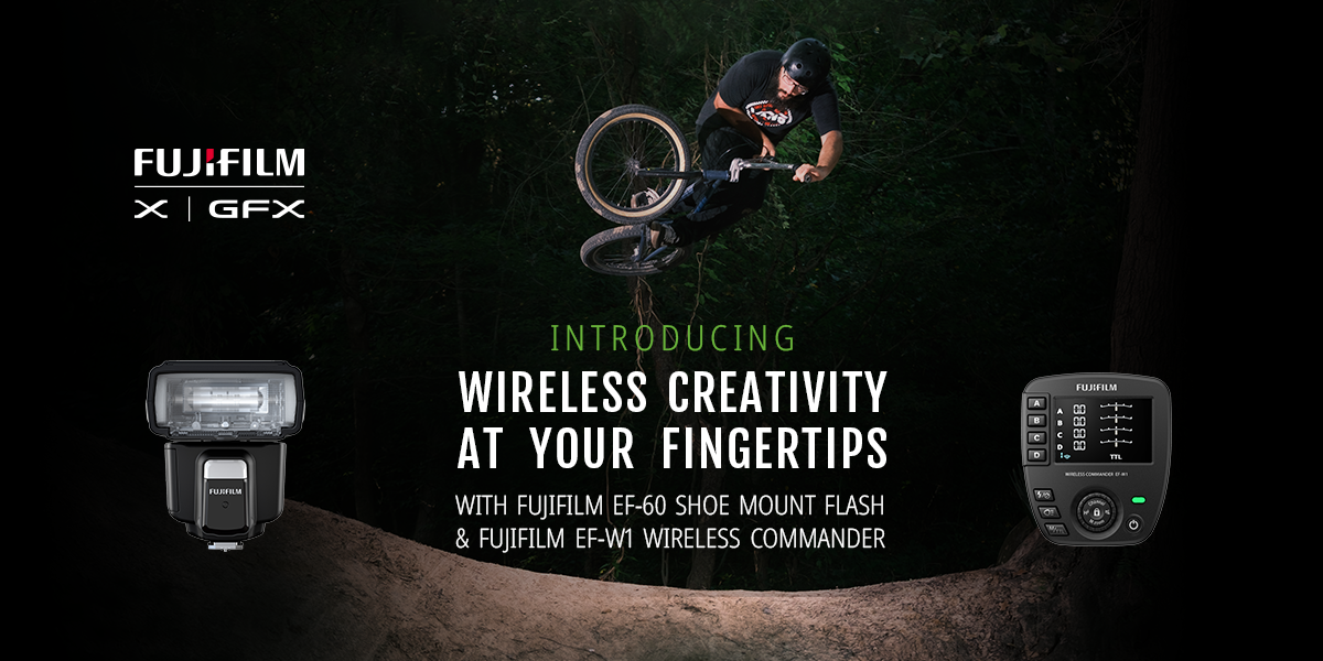 FujifilmX_US's tweet photo. Introducing the new FUJIFILM EF-60 Shoe Mount Flash
and EF-W1 Wireless Commander! Learn More:https://t.co/S8YmX59lYu https://t.co/QhqtsQShNf