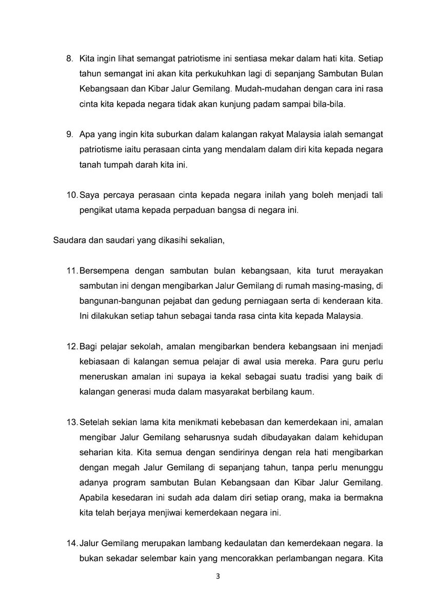 Teks Penuh Ucapan Perdana Menteri Tan Sri Muhyiddin Yassin Sempena Hari Guru 2020