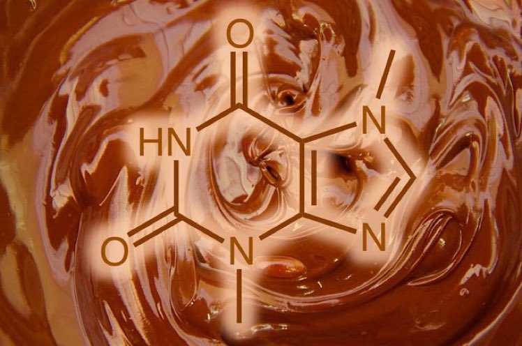 eedcAndy's tweet photo. Enjoy a mix of cocoa butter/sugar/milk powder #MilkChocolateDay Cocoa is a key ingredient which contains theobromine. This alkaloid is a vasodilator/diuretic/heart stimulant so can be poisonous; but for a lethal dose you'd need to eat ~40kg of milk choc! #chocablock #RealTimeChem https://t.co/XilWDi5OCr